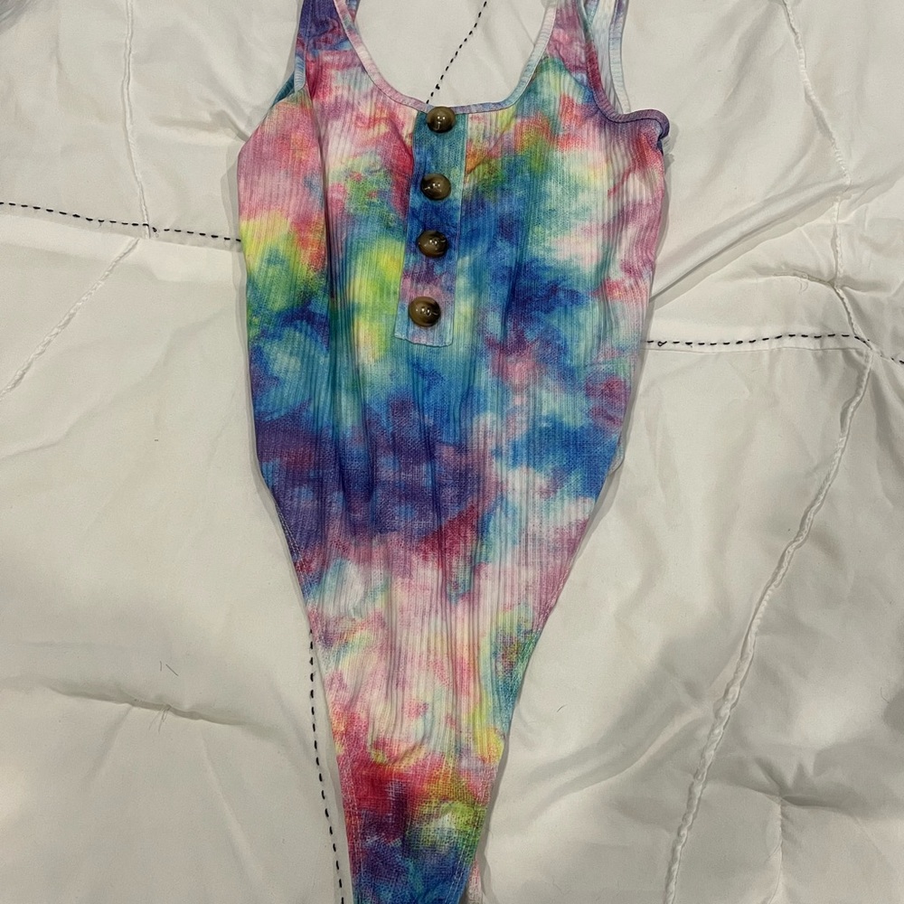 Tye dye body suit